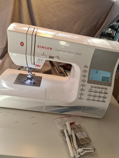 singer quantum stylist 9960 mit zubehör